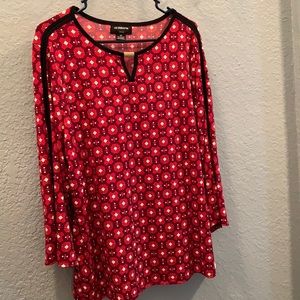 Liz Claiborne Career Women 3/4 sleeve blouse